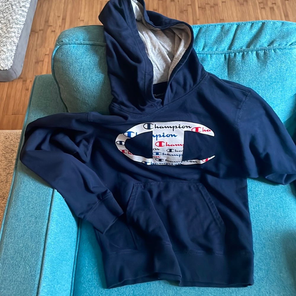 Champion Dark Blue Hoodie